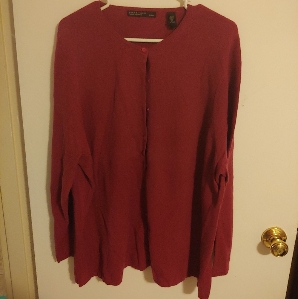 3x Lord&Taylor 2ply 100% cashmere cardigan